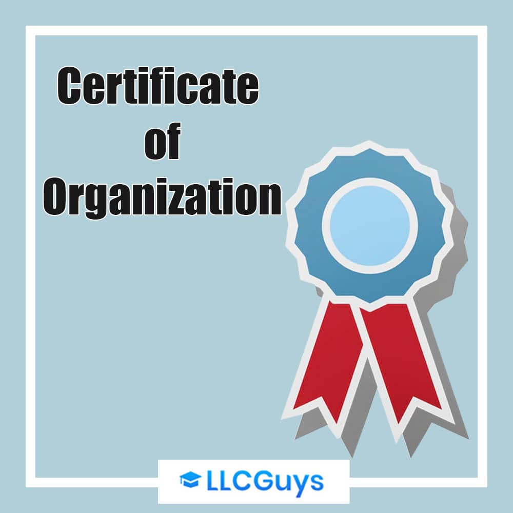 Certificat d'organisation