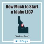 Idaho-LLC costs