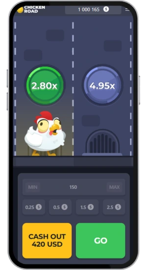 Chicken Road uttag x2,80