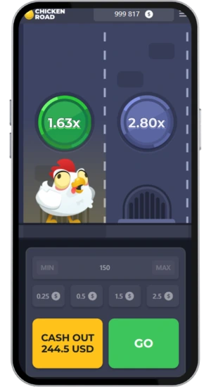 Chicken Road uttak ved x1,63 multiplikator