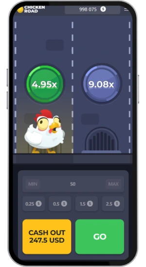 Chicken Road vinder ved 4.95x