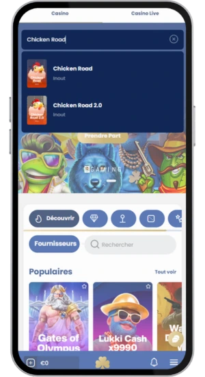 Chicken Road Spielsuche