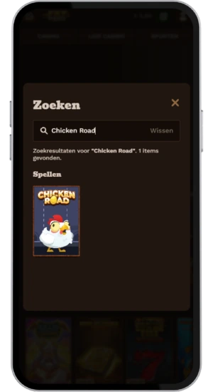 Zoeken naar Chicken Road spel