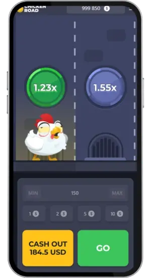 Chicken Road 1.55x step