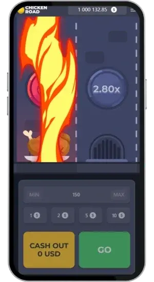 Chicken Road echec par flamme