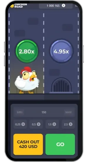 Chicken Road uttag x2.80