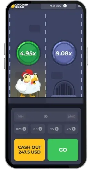 Chicken Road vinder ved 4.95x