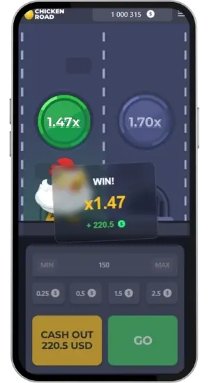 Chicken Road vinst x1.47