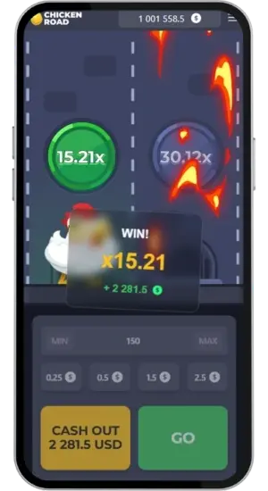 Chicken Road vinst x15.21