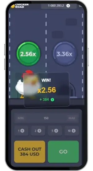 Chicken Road wygrana x2.56