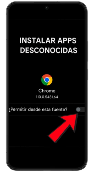Permitir instalación externa