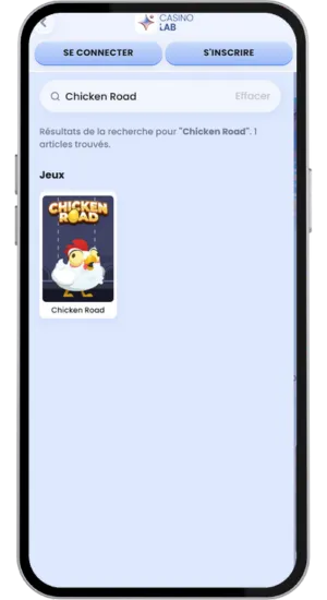 Recherche du jeu Chicken Road