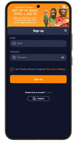 Register and Play