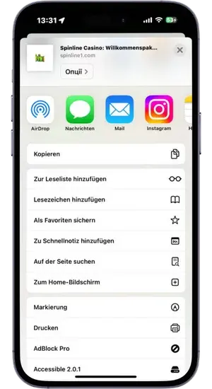 Zum Home-Bildschirm hinzufügen