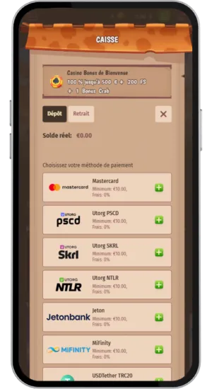 Faites un dépôt pour Chicken Road 2