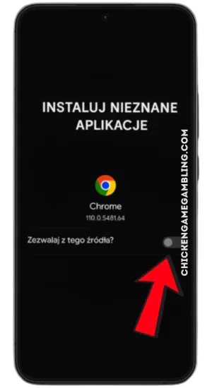 Zezwól na instalację
